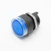 Pulsante rasato BLU luminoso colorato diametro 22mm - ERL
