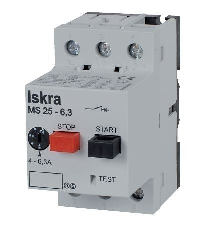 Interruttore salvamotore 0,1/0,16A - ISKRA - MST25-0,1