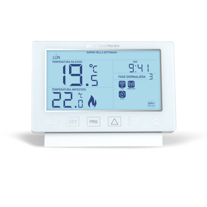 Neve Pro RFW - cronotermostato wireless e wifi - PLIKC PLK2676P3