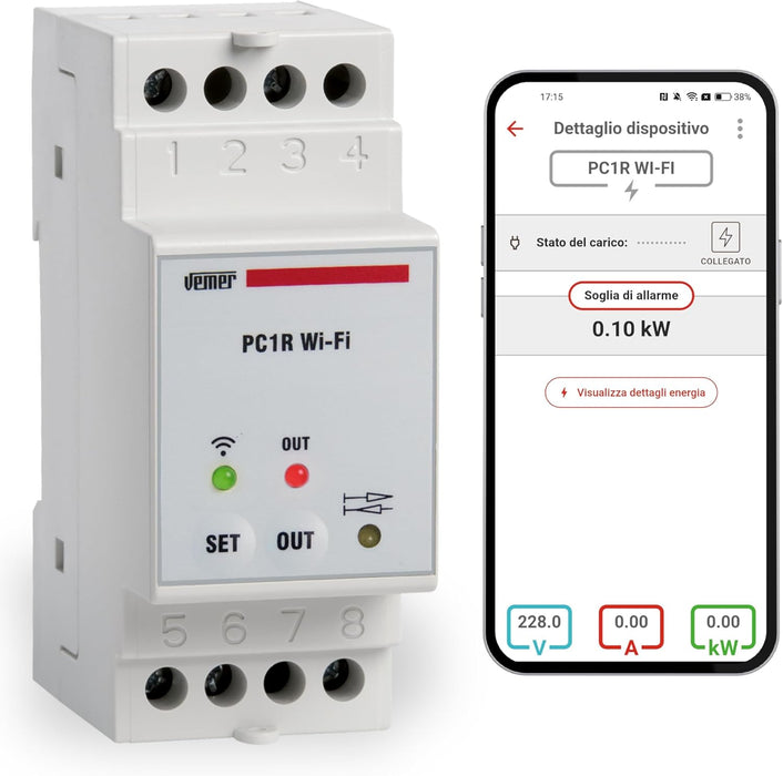 Centralina di controllo carichi PC1R WI-FI - VEMER VE799700