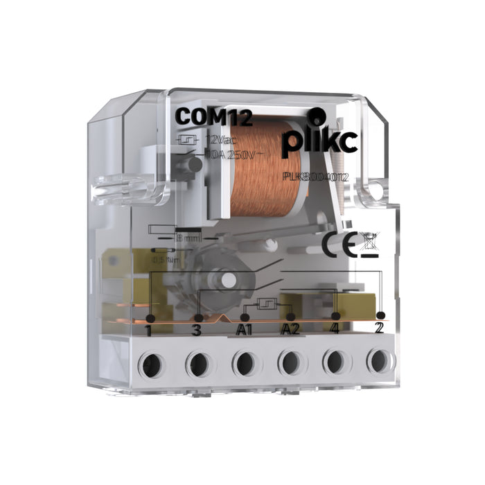 COM12 - Relè commutatore 12V - PLIKC PLK8004012