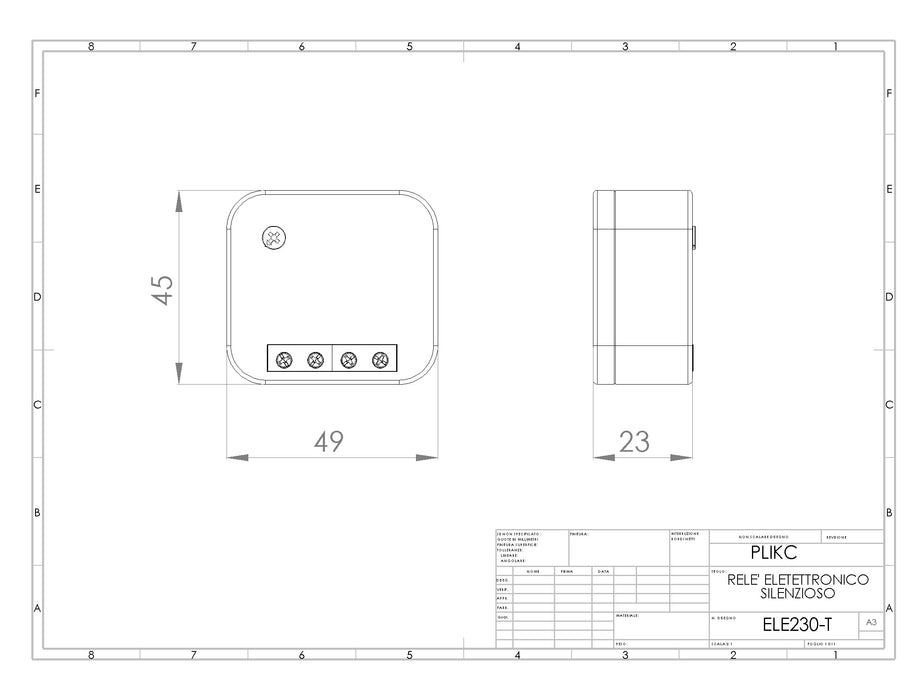ELE230T - temporizzatore silenzioso - PLIKC PLK7001230