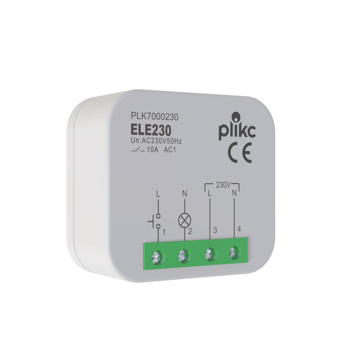 ELE230 - Relè elettronico silenzioso - PLIKC PLK7000230