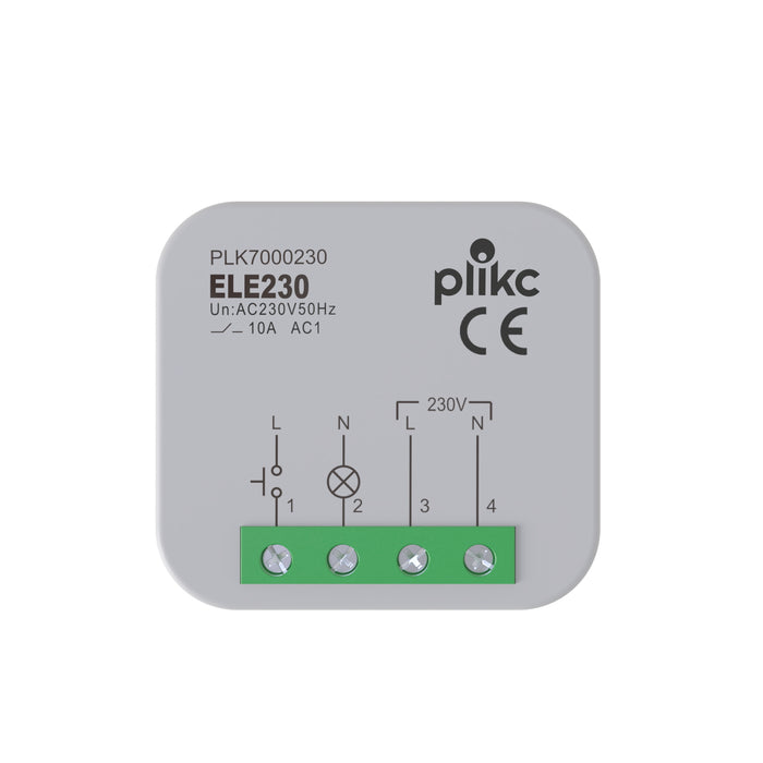 ELE230 - Relè elettronico silenzioso - PLIKC PLK7000230