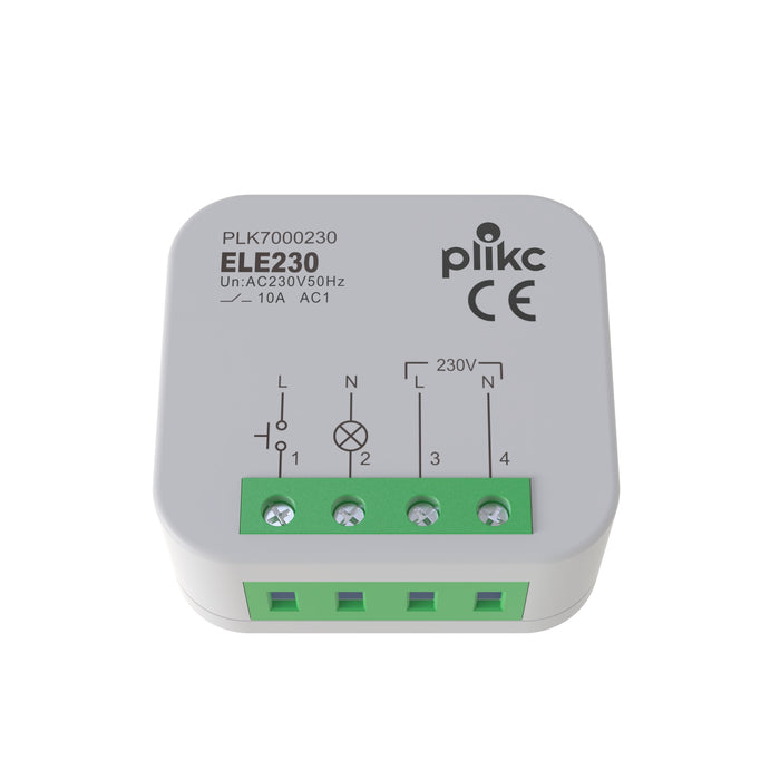 ELE230 - Relè elettronico silenzioso - PLIKC PLK7000230
