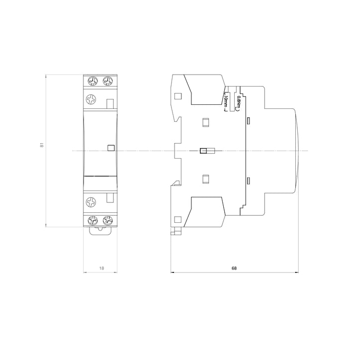 EPI162P - Contattore 2 poli 16A - PLIKC PLK50162