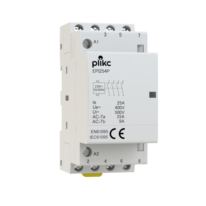 EPI254P - Contattore 4 poli 25A - PLIKC PLK50254