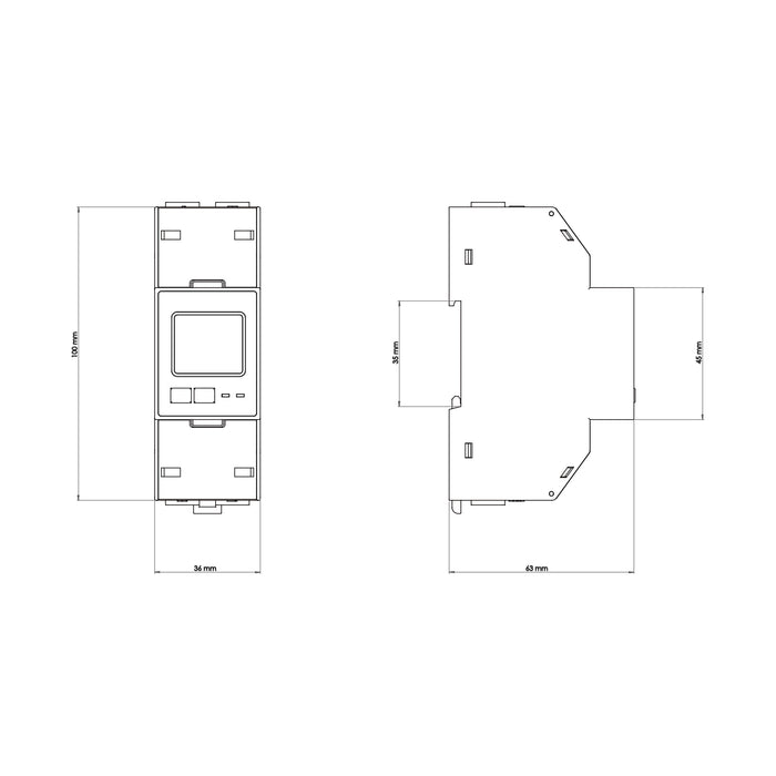 EXO-2D - contatore monofase reset digitale - PLIKC PLK202052