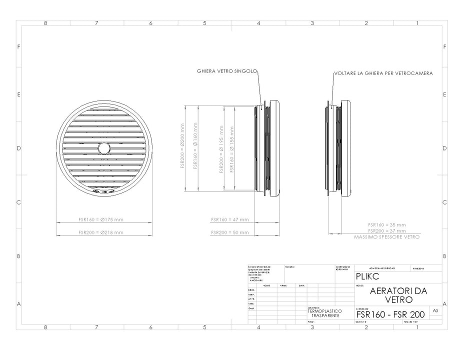 Aero FSR - aeratore a ventola - PLIKC