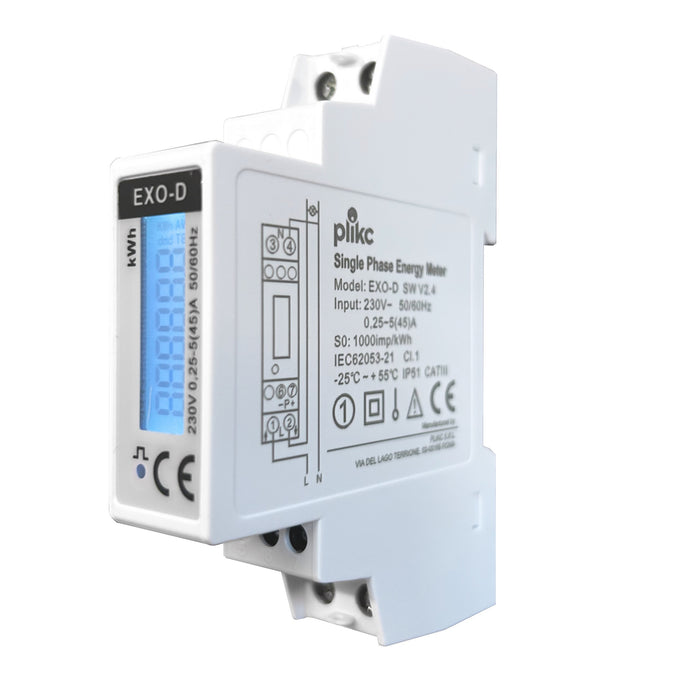 EXO-D - contatore monofase 6 cifre digitale - PLIKC PLK202051