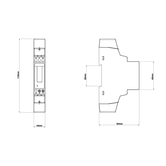 EXO-D - contatore monofase 6 cifre digitale - PLIKC PLK202051