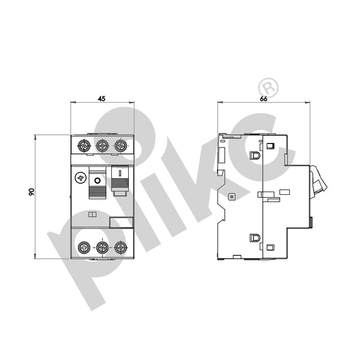 SM4 - salvamotore 2,5/4A - PLIKC PLK4002