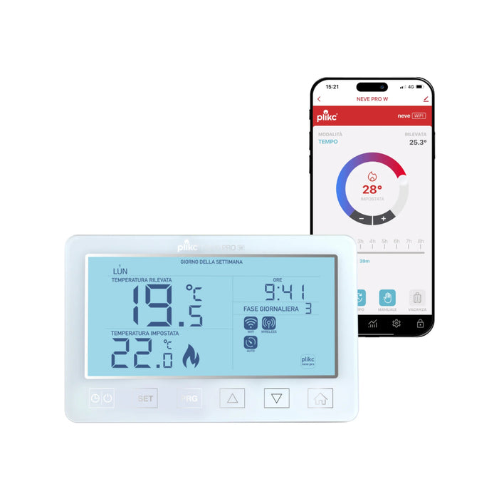 Neve Pro W - cronotermostato WI-FI 220V - PLIKC PLK2676P2