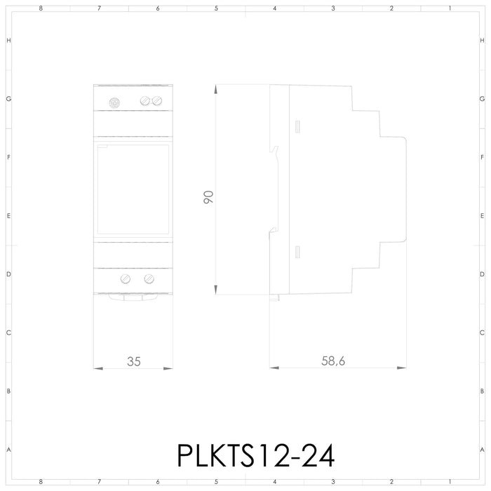 Alimentatore switching 220Vac/12Vdc - 2A - 24W - PLIKC PLKTS12-24