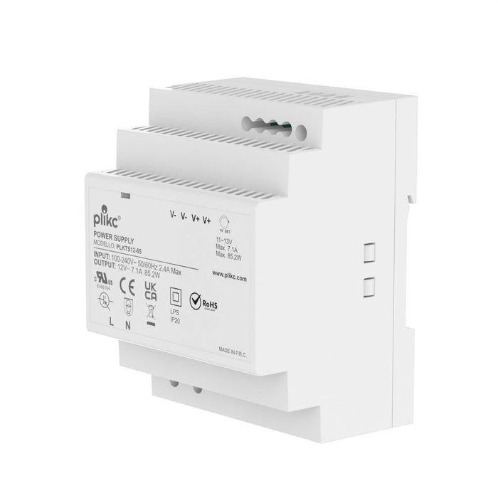 Alimentatore switching 220Vac/12Vdc - 7,1A - 85,2W - PLIKC PLKTS12-85