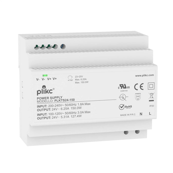 Alimentatore switching 220Vac/24Vdc - 6,25 - 150W - PLIKC PLKTS24-150