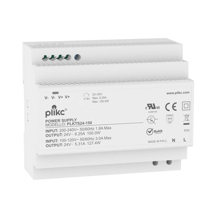 Alimentatore switching 220Vac/24Vdc - 6,25 - 150W - PLIKC PLKTS24-150