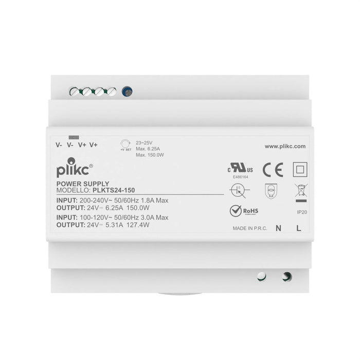 Alimentatore switching 220Vac/24Vdc - 6,25 - 150W - PLIKC PLKTS24-150