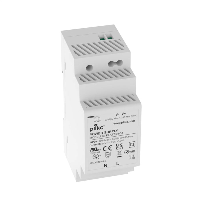 Alimentatore switching 220Vac/24Vdc - 1,25A - 30W - PLIKC PLKTS24-30