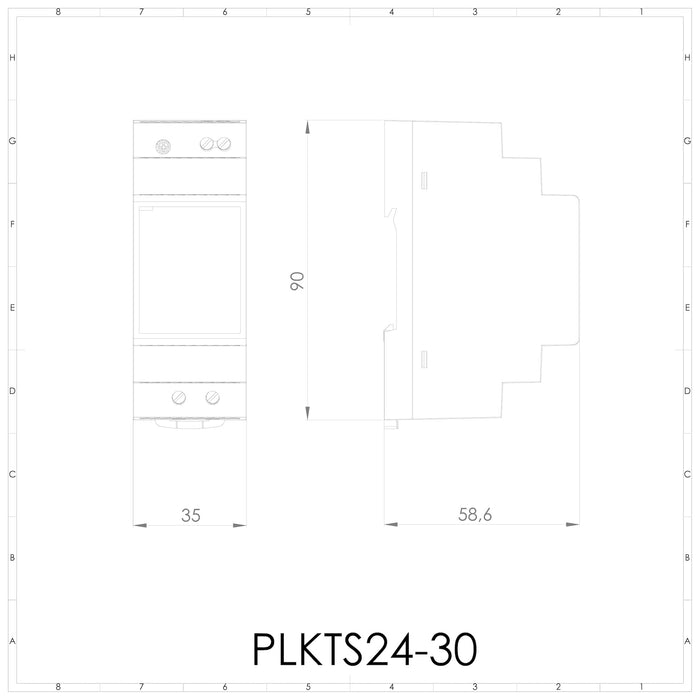 Alimentatore switching 220Vac/24Vdc - 1,25A - 30W - PLIKC PLKTS24-30