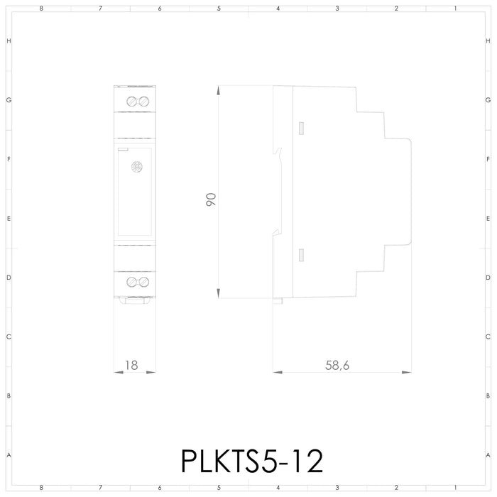 Alimentatore switching 220Vac/5Vdc - 2,4A - 12W - PLIKC PLKTS5-12