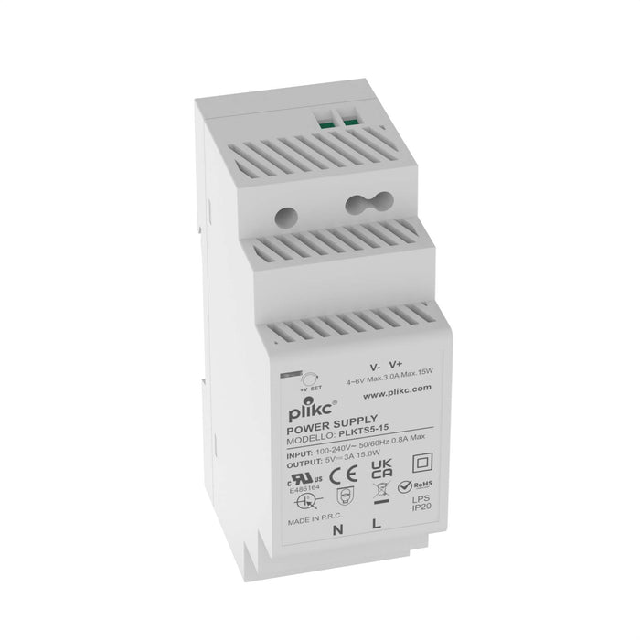 Alimentatore switching 220Vac/5Vdc - 3A - 15W - PLIKC PLKTS5-15