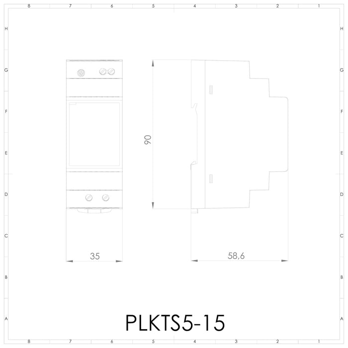 Alimentatore switching 220Vac/5Vdc - 3A - 15W - PLIKC PLKTS5-15