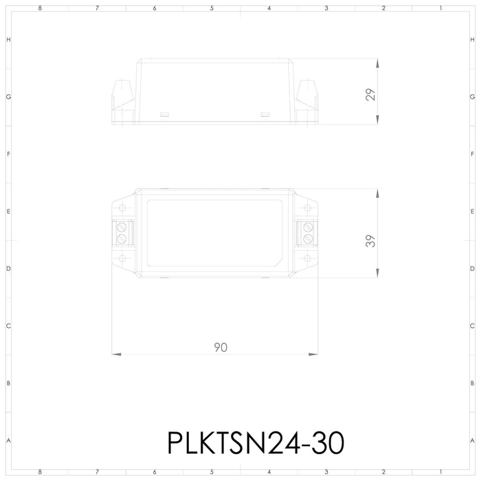 Alimentatore switching 220Vac/24Vdc - 1,25A - 30W - PLIKC PLKTSN24-30
