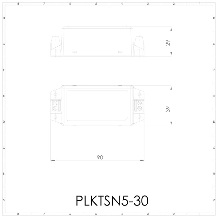 Alimentatore switching 220Vac/5Vdc - 6A - 30W - PLIKC PLKTSN5-30