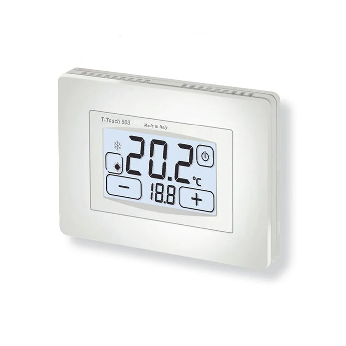 Termostato touch screen da parete T-TOUCH 503 antracite  230 VAC  GECA 35251999