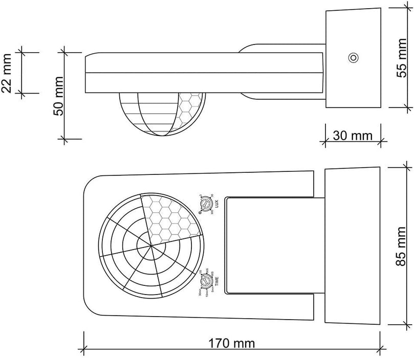 MATI 65 - Rilevatore di movimento 360° - PLIKC PLK203065
