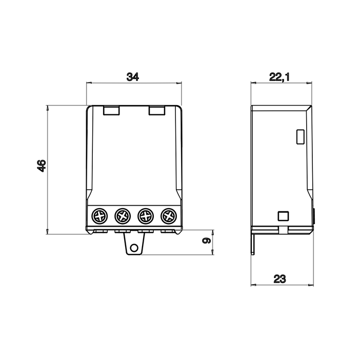 INT230P - Relè interruttore 230V - PLIKC PLK8002230