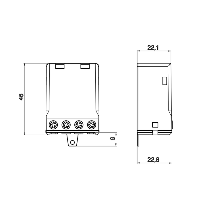 COM230P - Relè commutatore 230V - PLIKC PLK8005230