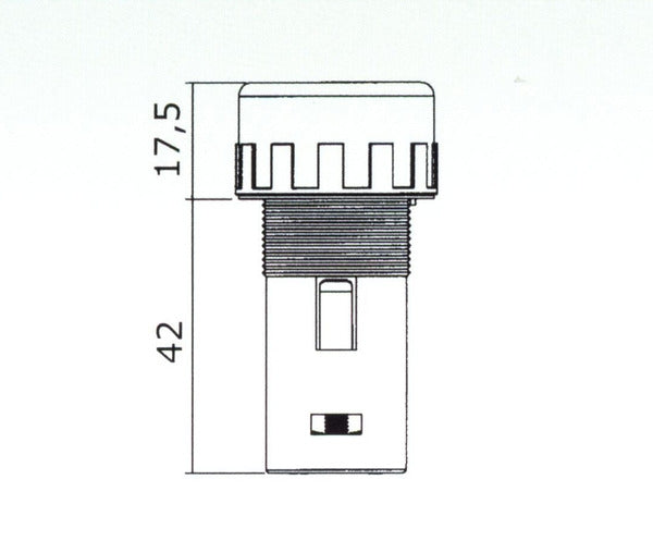 Lampada spia monoblocco GIALLO 24V/230V