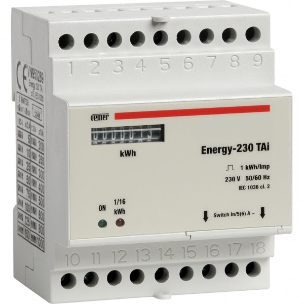 Contatore di energia da barra din Energy-230 TAi VEMER VN950289