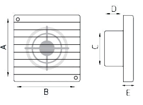 Aspiratore Da Muro Levante 90 - Ventilazione Potente Per Bagno E Cucina - Foto 4