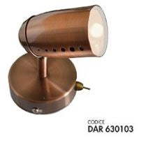 Applique a parete spot singolo ANTIQUE COPPER - GU10 3W LED