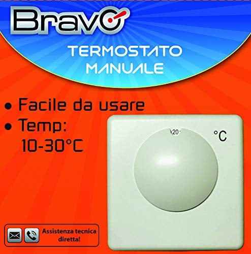 Termostato Manuale con display digitale - BRAVO