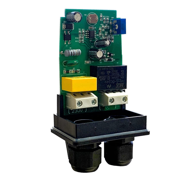 Interruttore crepuscolare per uso esterno IP54 contatto da 16A - plikc moon