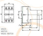 Interruttore salvamotore 1/1,6A - ISKRA - MST25 -1,6